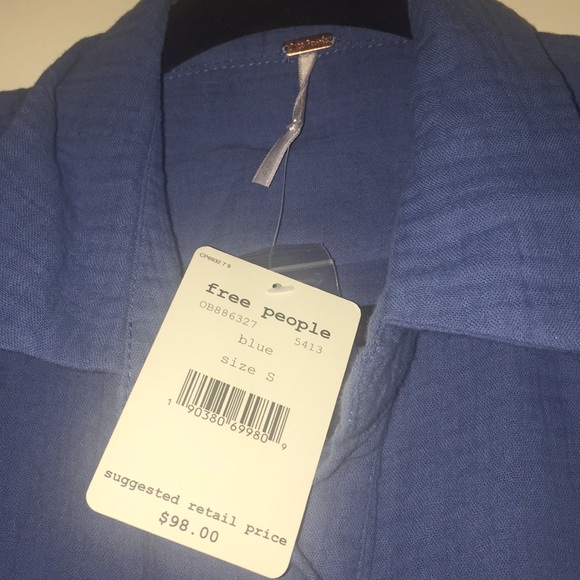 Sunstreaks tie front Blouse - Picture 3 of 6